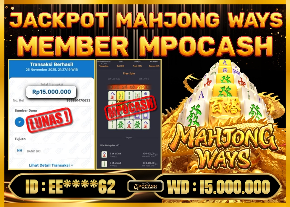 MPOCASH JACKPOT MAHJONG WAYS